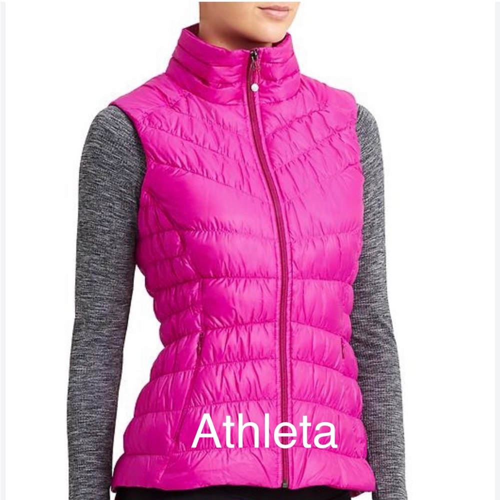 Athleta down puffer vest XXS